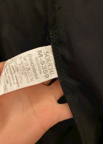 Kadın Siyah Uzun Yağmurluk - Görsel 7