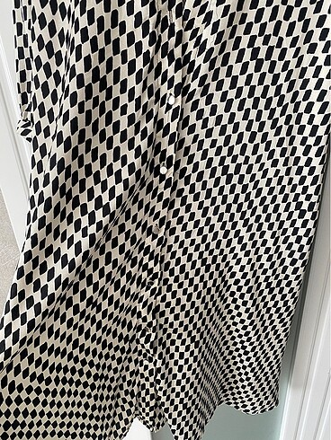 Tam boy düğmeli elbise - Görsel 5