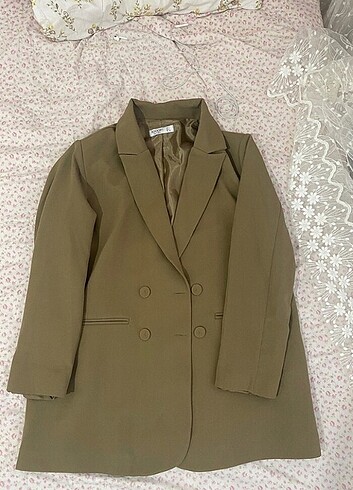40 Beden haki Renk Hoopstre blazer ceket 