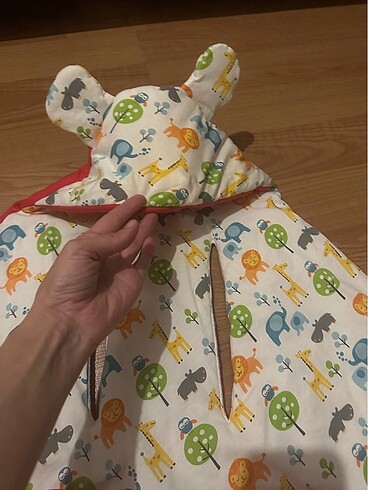 HelloBaby Bebek arabası,puset,ana kucağı kışlık örtü başlıklı