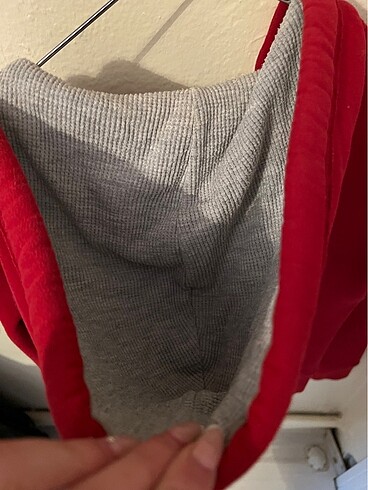 xs Beden Kırmızı abercrombie kapşonlu