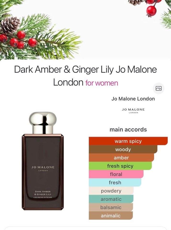 Jo Malone Dark Amber & Ginger Lily Kadın Parfümü - Görsel 3