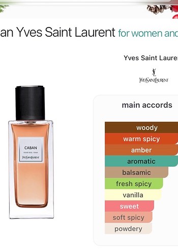 Yves Saint Laurent Caban 125 ml edp - Görsel 3