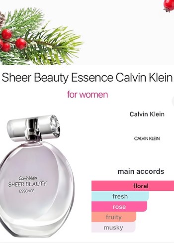 Calvin Klein Sheer Beauty Essence Kadın Parfümü - Görsel 3