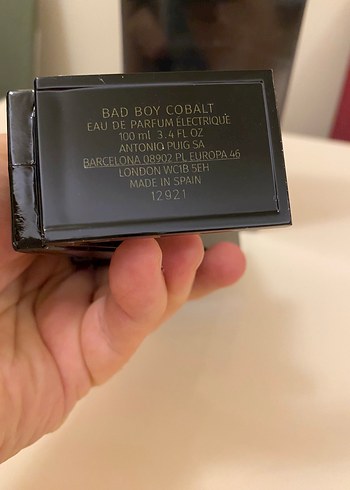 Beden Renk Carolina Herrera Bad Boy Cobalt edp