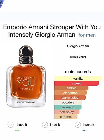 Beden Renk Armani stronger with you intensely