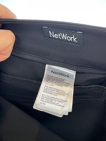 36 Beden siyah Renk Network Kumaş Pantolon %70 İndirimli.