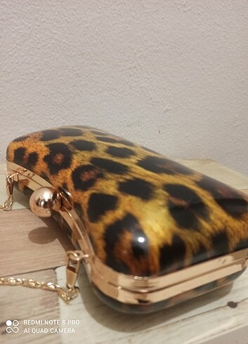  Beden çeşitli Renk Leopar desenli çanta 