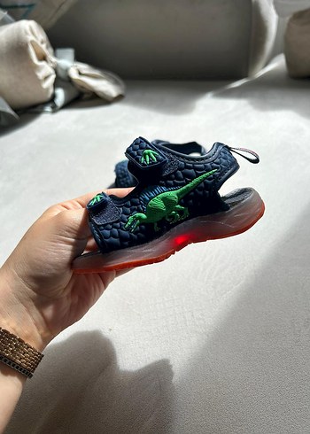 19 Beden lacivert Renk Carters ışıklı sandalet