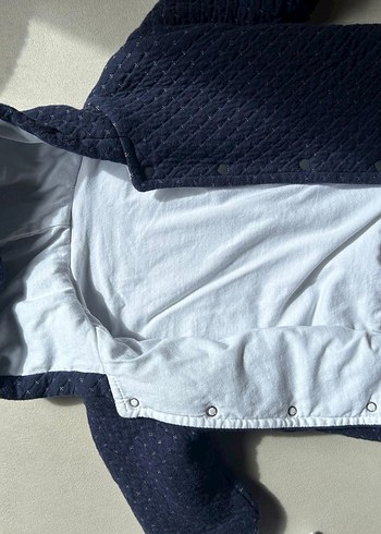 3 Ay Beden mavi Renk Kitikate lacivert kapitone eşofman takımı