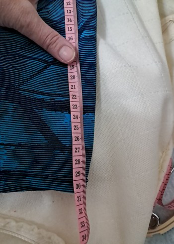 Erkek Mavi Batik Desenli Şort Mayo - Görsel 6