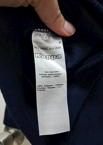 kappa Lacivert Fermuarlı Yarım Boğazlı Sweatshirt - Görsel 4