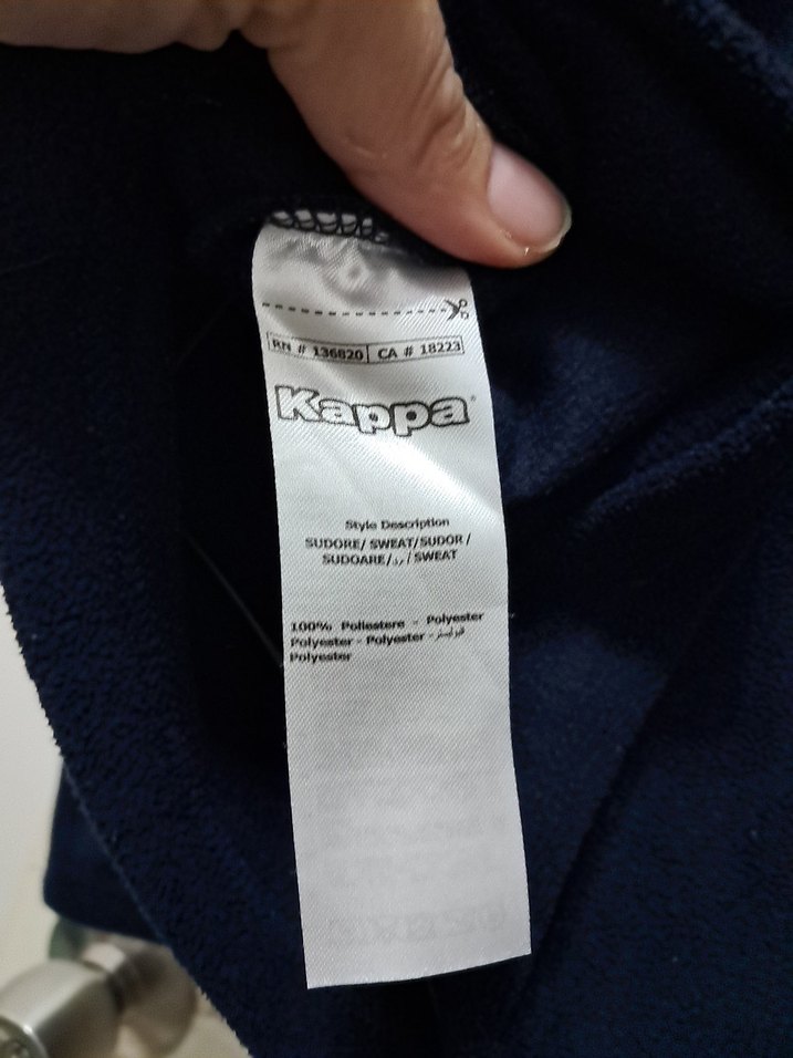 kappa Lacivert Fermuarlı Yarım Boğazlı Sweatshirt - Görsel 4