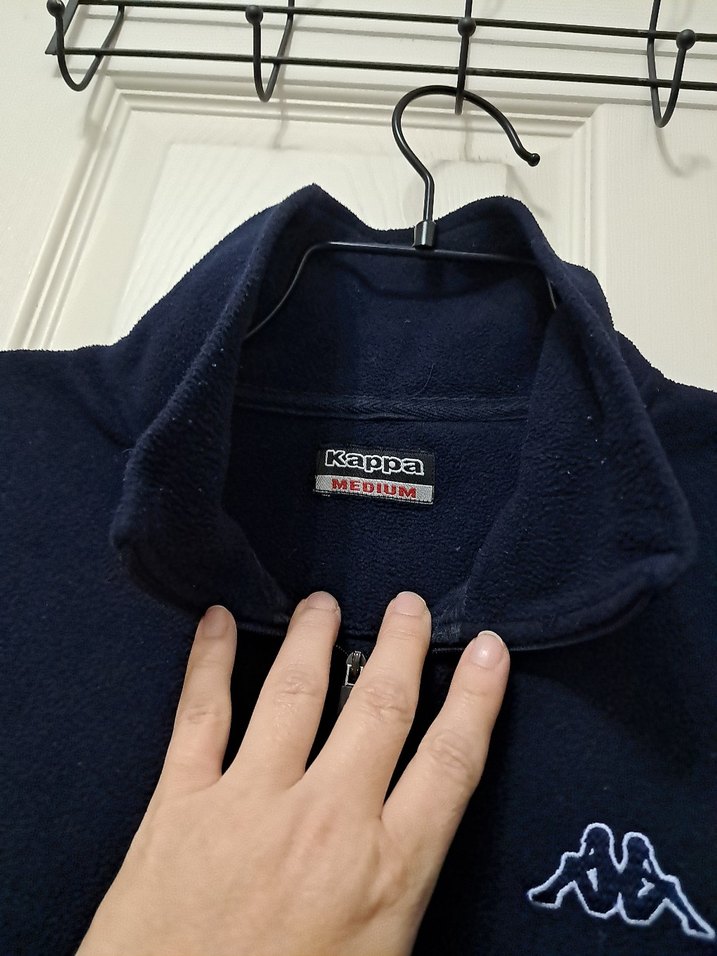 kappa Lacivert Fermuarlı Yarım Boğazlı Sweatshirt - Görsel 2