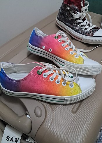 benetton canvad ayakkabı