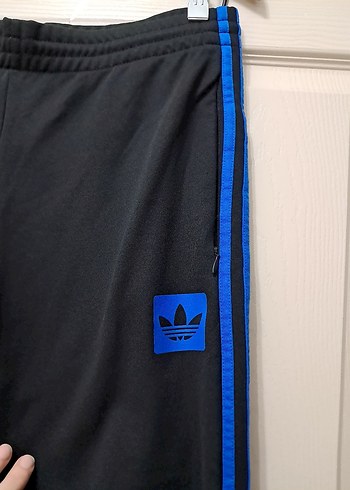 Mavi Şeritli Fermuarlı Eşofman Altı - Görsel 3