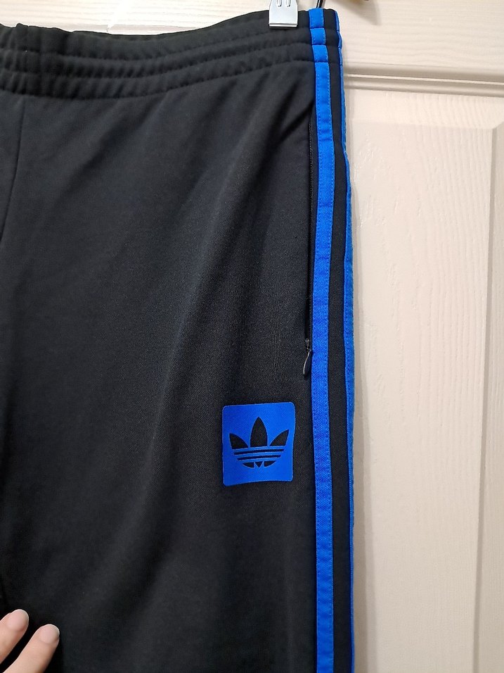 Mavi Şeritli Fermuarlı Eşofman Altı - Görsel 3