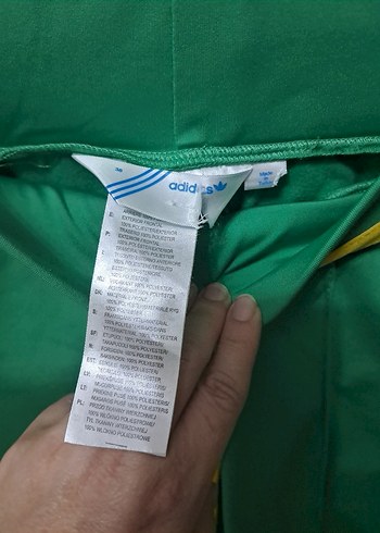 Düğmeli Yeşil Spor Kadın Eşofman Altı - Görsel 5