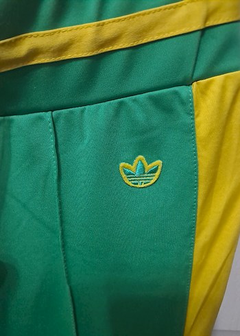 Düğmeli Yeşil Spor Kadın Eşofman Altı - Görsel 3