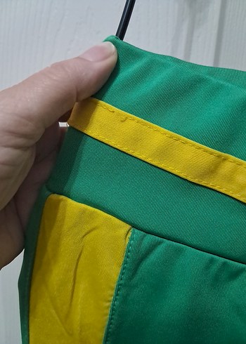 Düğmeli Yeşil Spor Kadın Eşofman Altı - Görsel 8