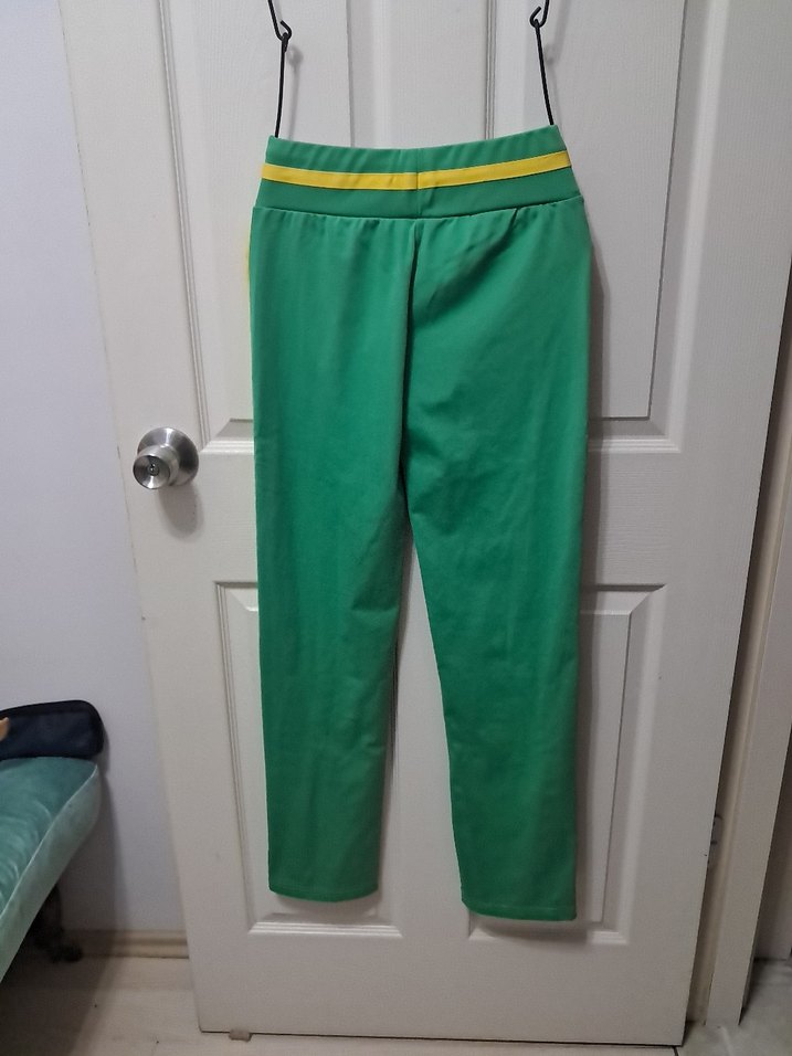 Düğmeli Yeşil Spor Kadın Eşofman Altı - Görsel 2