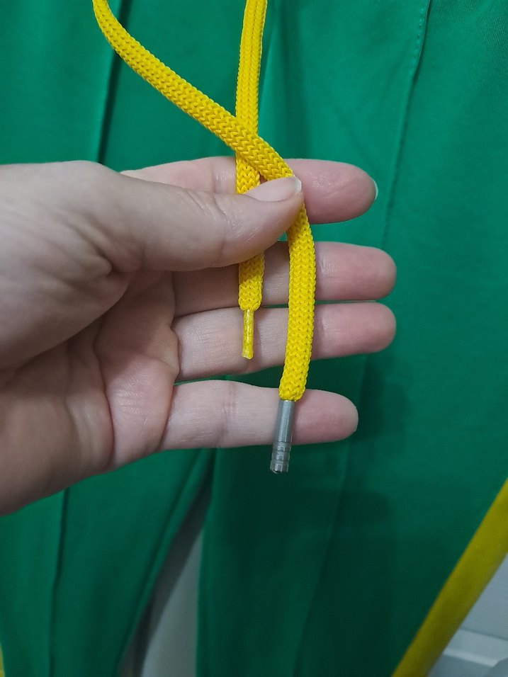 Düğmeli Yeşil Spor Kadın Eşofman Altı - Görsel 4