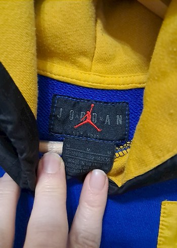 jordan Kapüşonlu Mavi Erkek Sweatshirt - Görsel 8