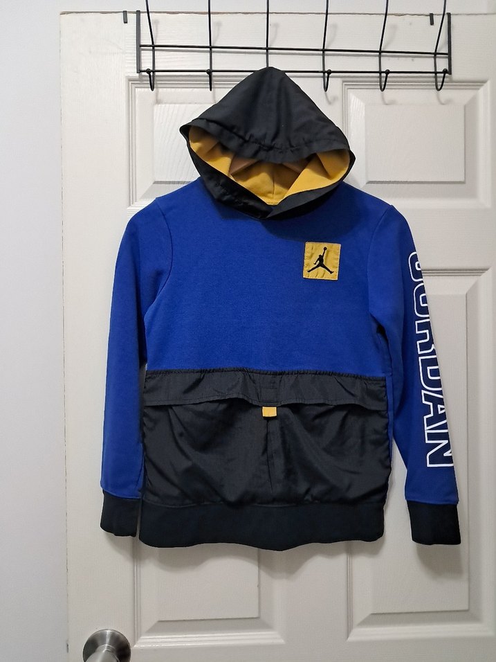 jordan Kapüşonlu Mavi Erkek Sweatshirt - Görsel 3