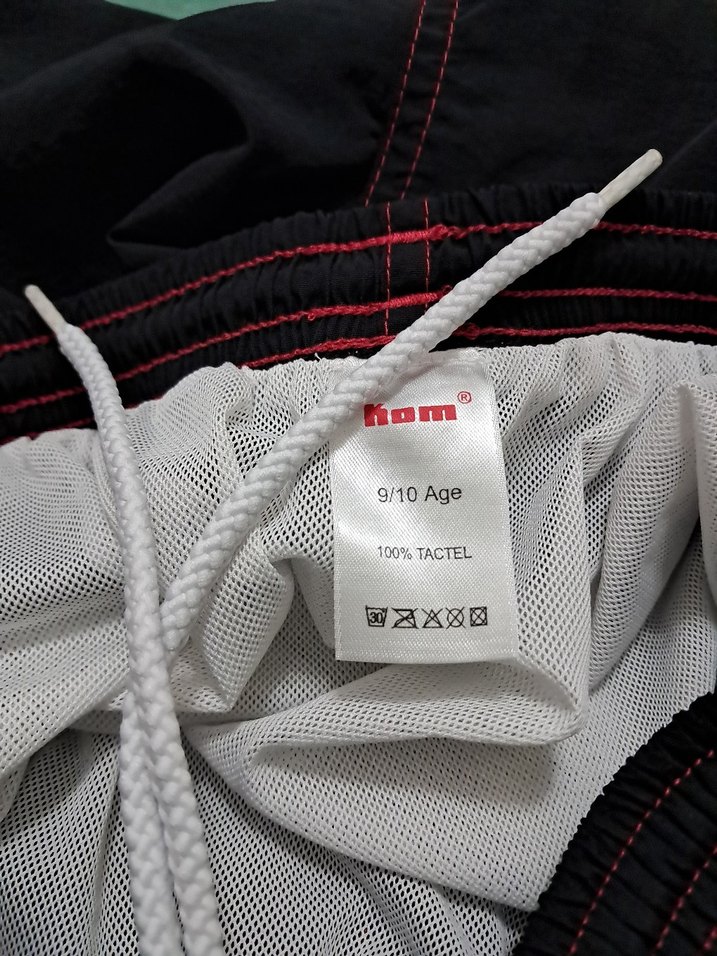 Erkek Çocuk Siyah Düz Yüzme Şortu - Görsel 4