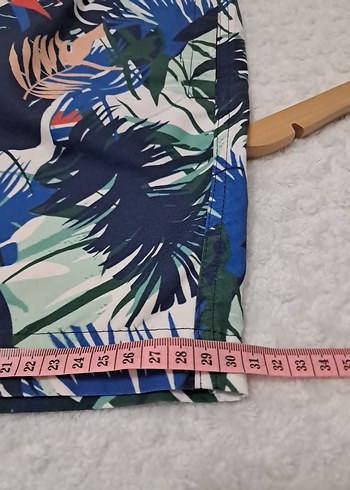 mavi jeans deniz şortu - Görsel 7