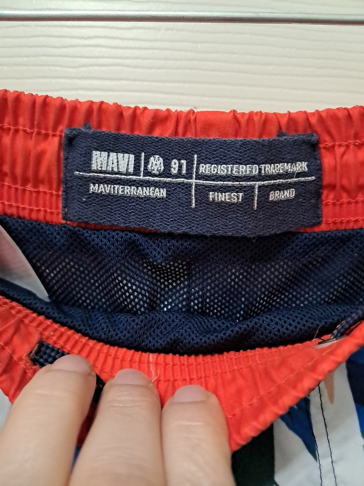 mavi jeans deniz şortu - Görsel 3