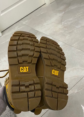 Caterpillar Kemer Detaylı Sarı Erkek Bot - Görsel 3