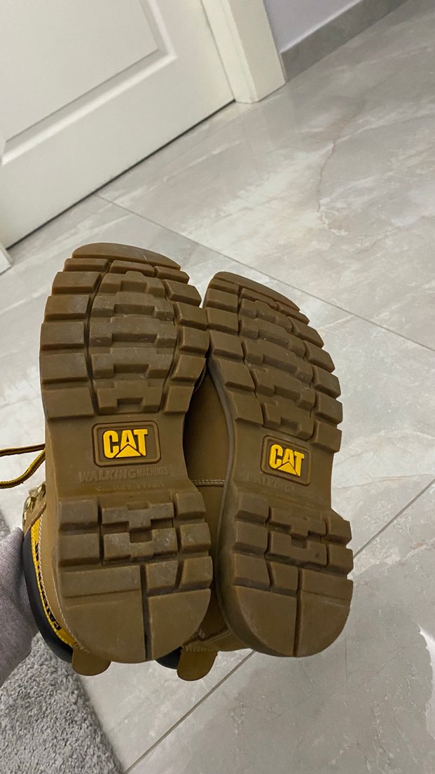 Caterpillar Kemer Detaylı Sarı Erkek Bot - Görsel 3