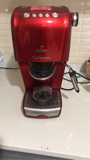 Tchibo cafissimo kahve makinası kırmızı