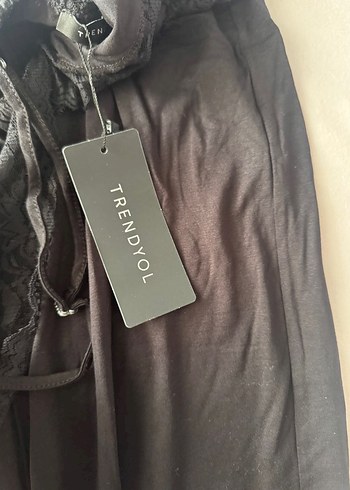 Siyah Gotik Midi Hamile Etek - Görsel 2