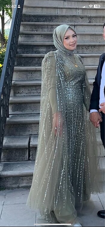 Taşlı abiye