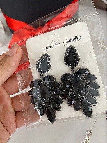 Taşlı küpe - Görsel 3