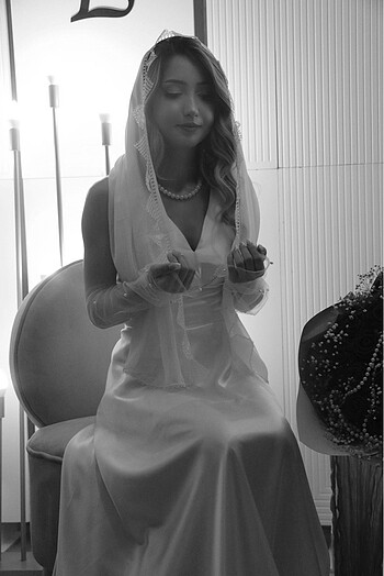 Söz elbisesi saten - Görsel 7