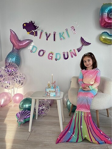 Deniz kızı kostüm