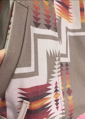 Bohem Uzun Belden Kuşaklı Kadın Ceket - Görsel 2