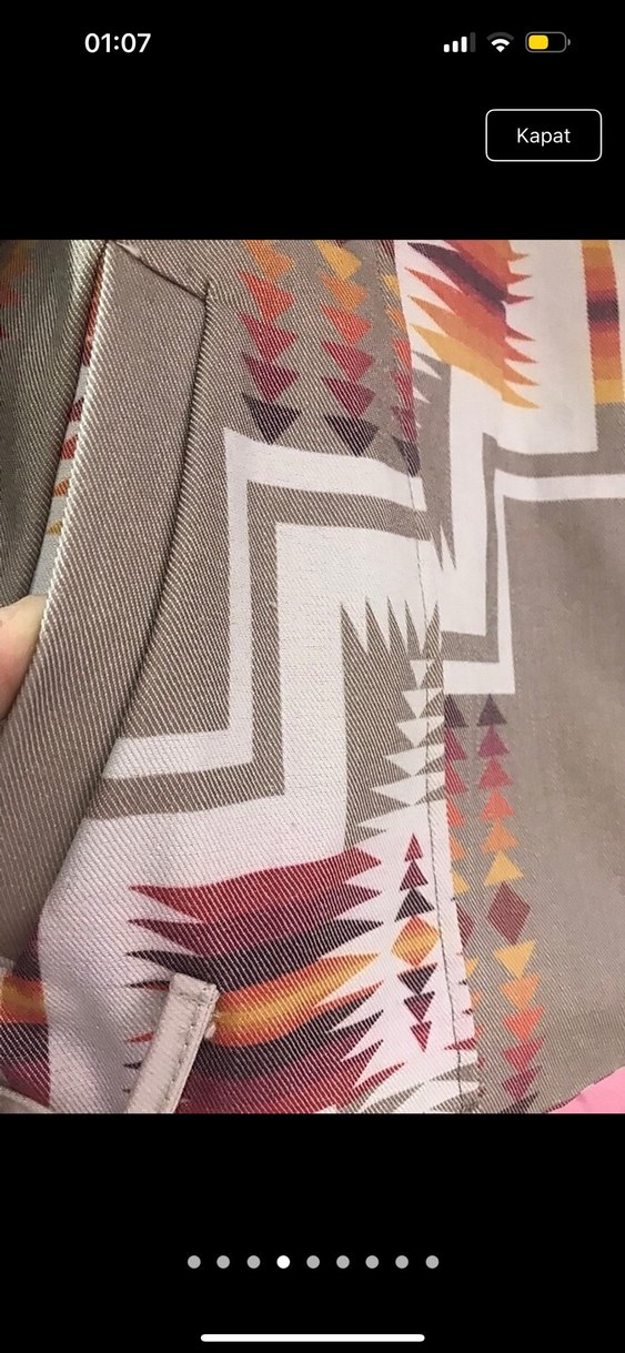 Bohem Uzun Belden Kuşaklı Kadın Ceket - Görsel 2