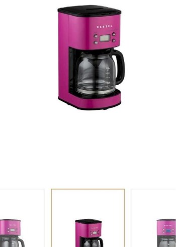 Beden Renk Vestel Pembe Kahve Makinesi