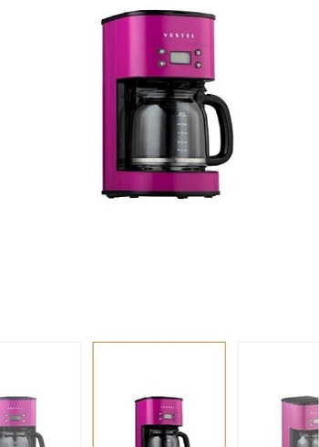 Beden Vestel Pembe Kahve Makinesi