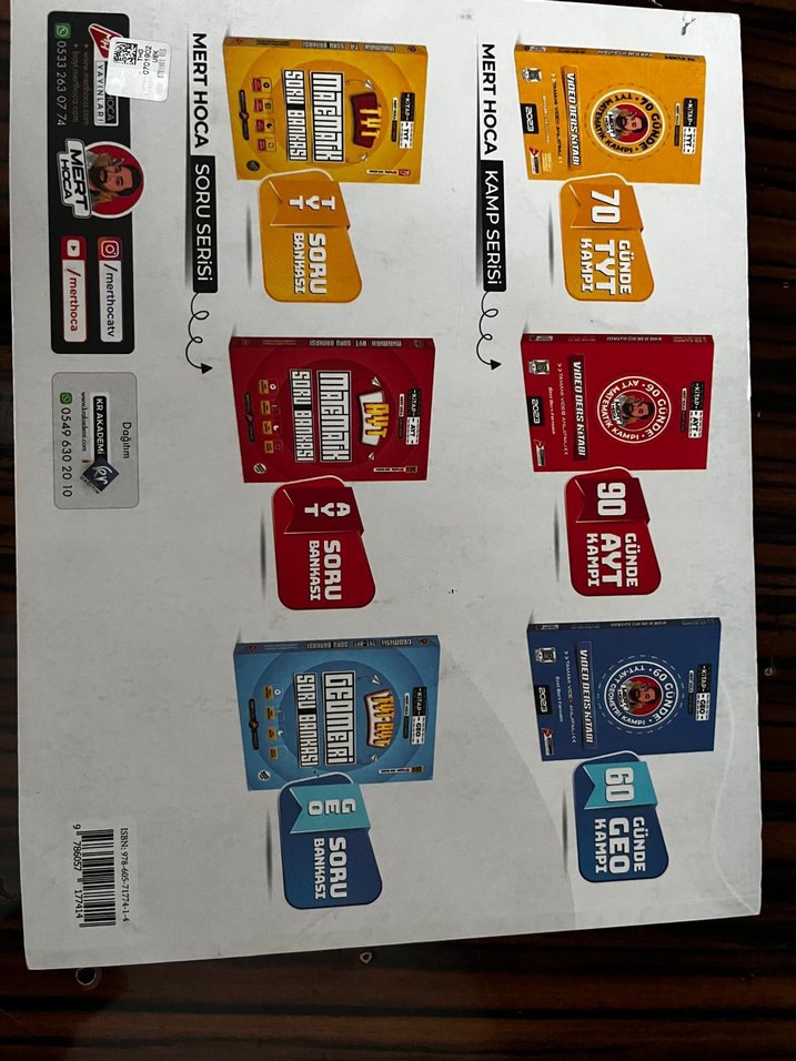 Mert Hoca 90 Günlük AYT Matematik Kampı Video Ders Kitabı - Görsel 2