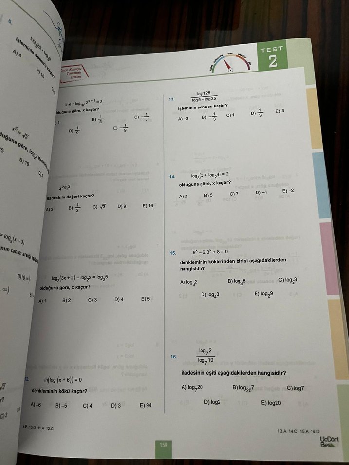 Mehmet Kıvrak Matematik Soru Bankası AYT 2022 - Görsel 2