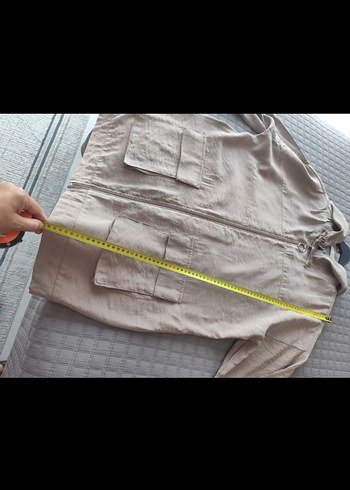 Bej Kadın Uzun Keten Takım - Görsel 4