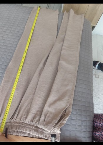 Bej Kadın Uzun Keten Takım - Görsel 6