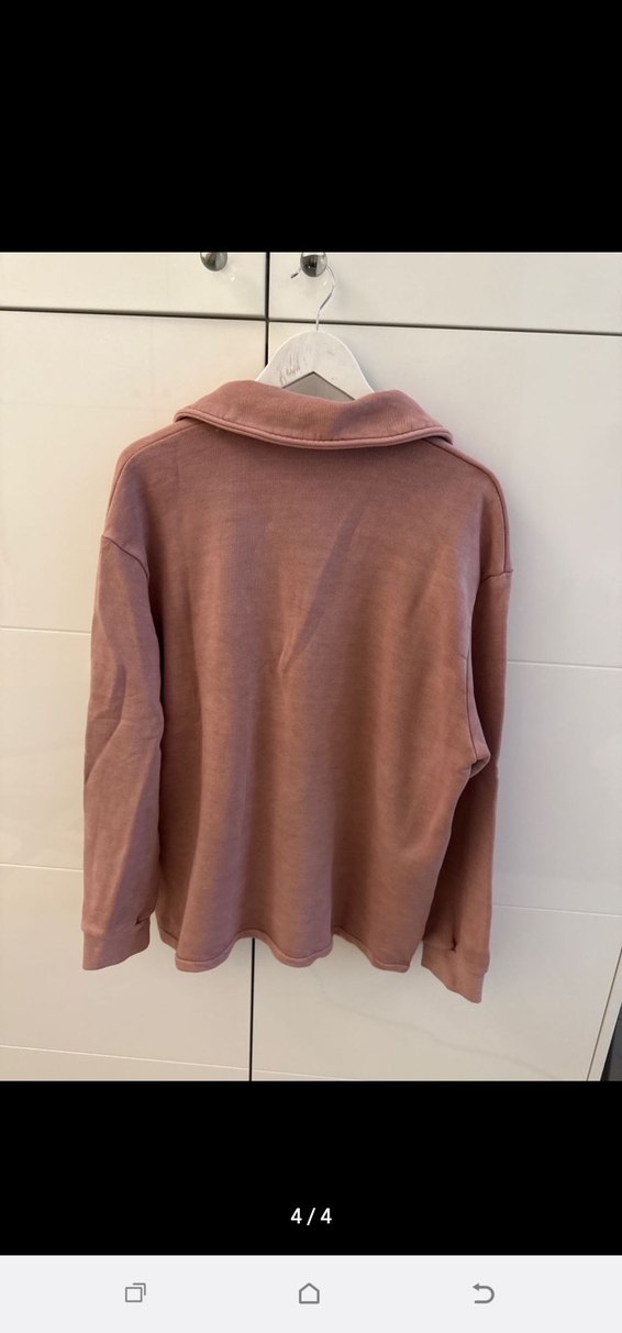 Zara Düğmeli kadın Sweatshirt - Görsel 4