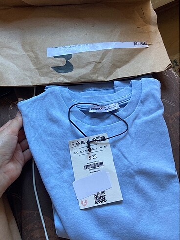 s Beden Bershka bisiklet yaka t-shirt