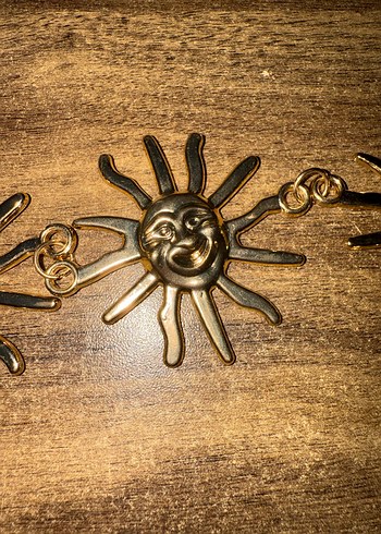 Altın Renkli Zincir Detaylı Kadın Vücut Zinciri - Görsel 2